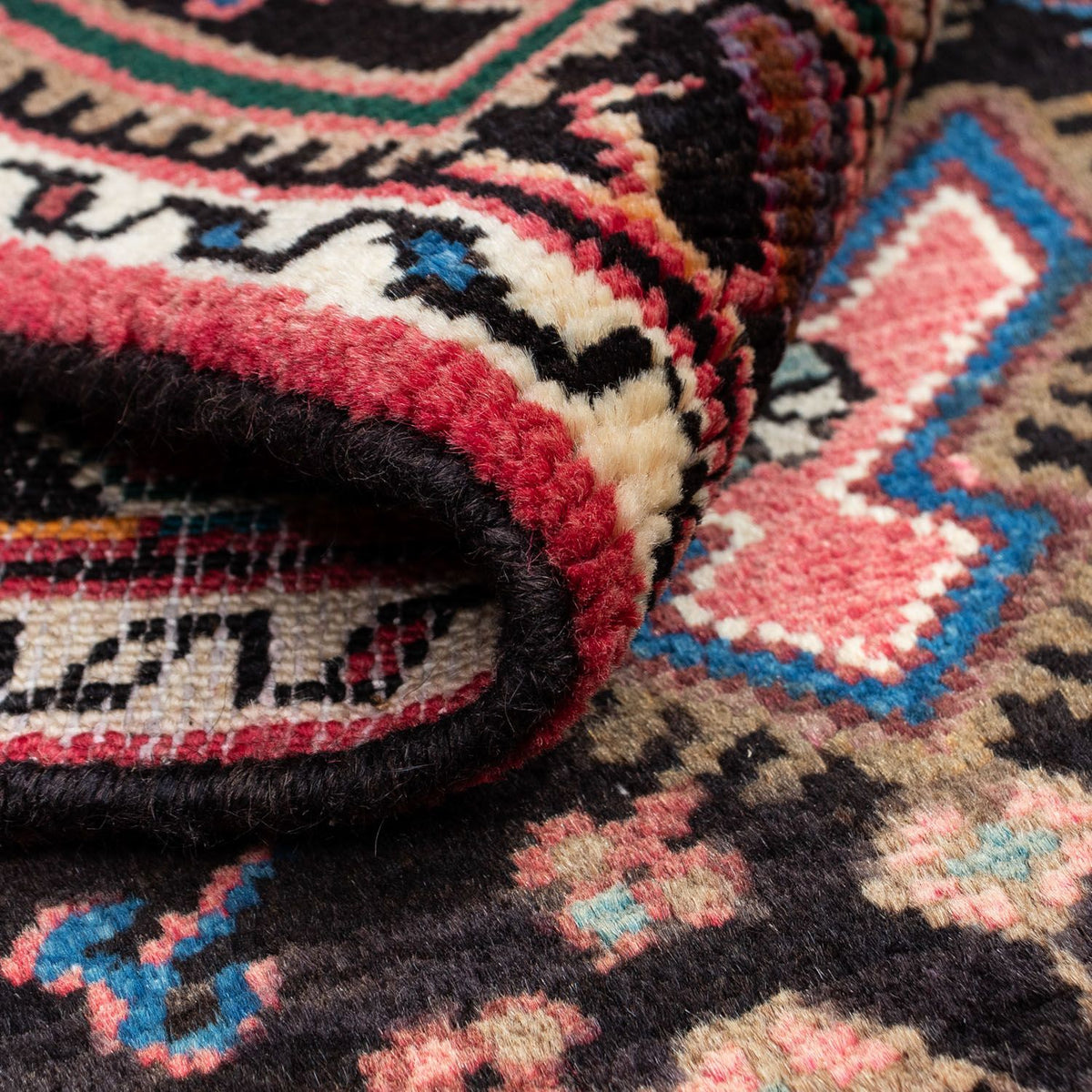 Perser Rug - Nomadic - 125 x 81 cm - light red