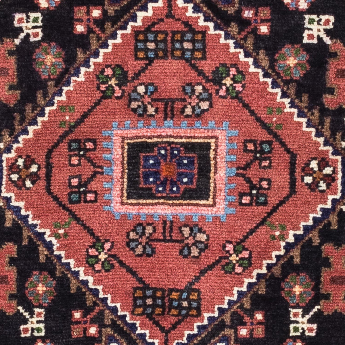 Perser Rug - Nomadic - 108 x 78 cm - dark blue