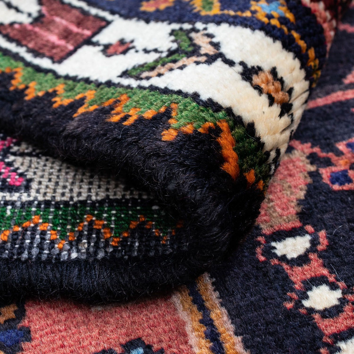 Perser Rug - Nomadic - 108 x 78 cm - dark blue