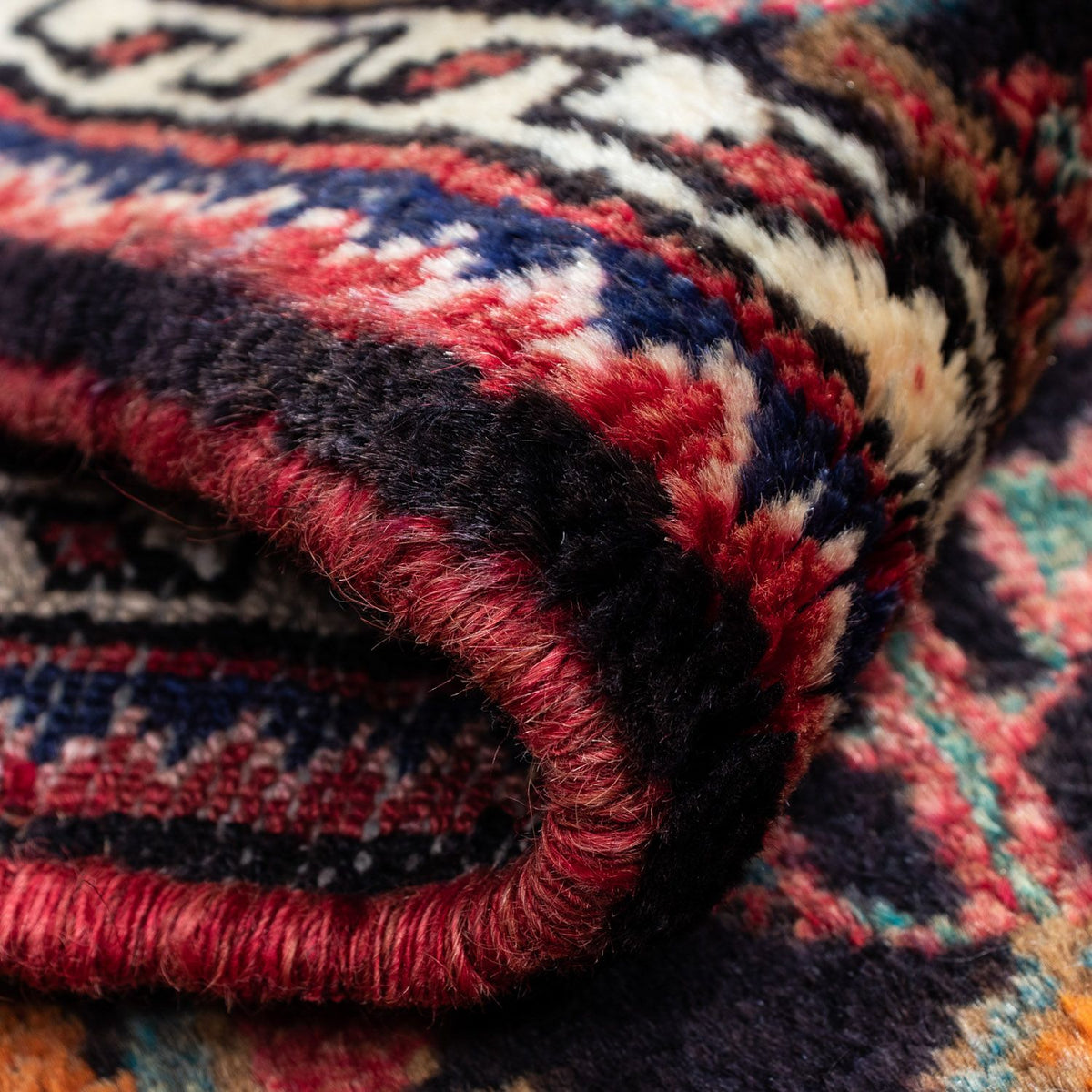 Perser Rug - Nomadic - 124 x 82 cm - light red