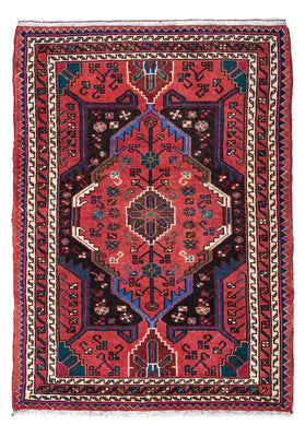 Perser Rug - Nomadic - 128 x 88 cm - red