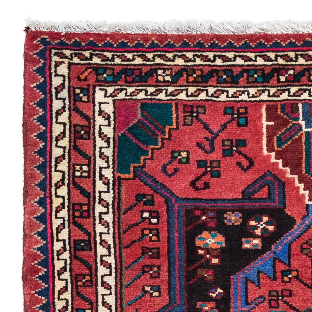 Perser Rug - Nomadic - 128 x 88 cm - red