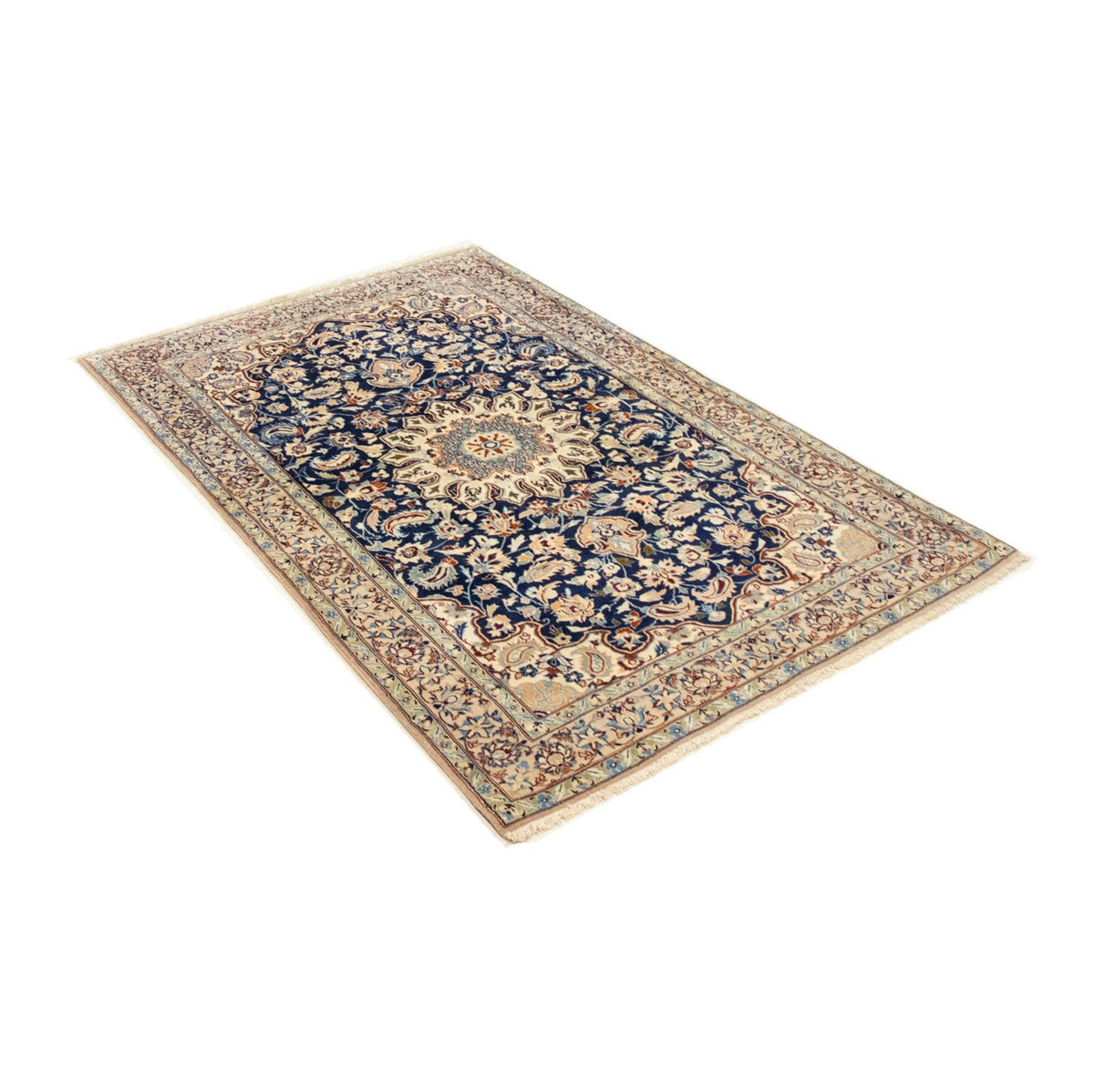 Perser Rug - Nain - Premium - 143 x 92 cm - dark blue