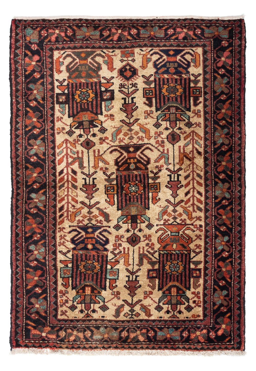 Perser Rug - Nomadic - 133 x 95 cm - beige