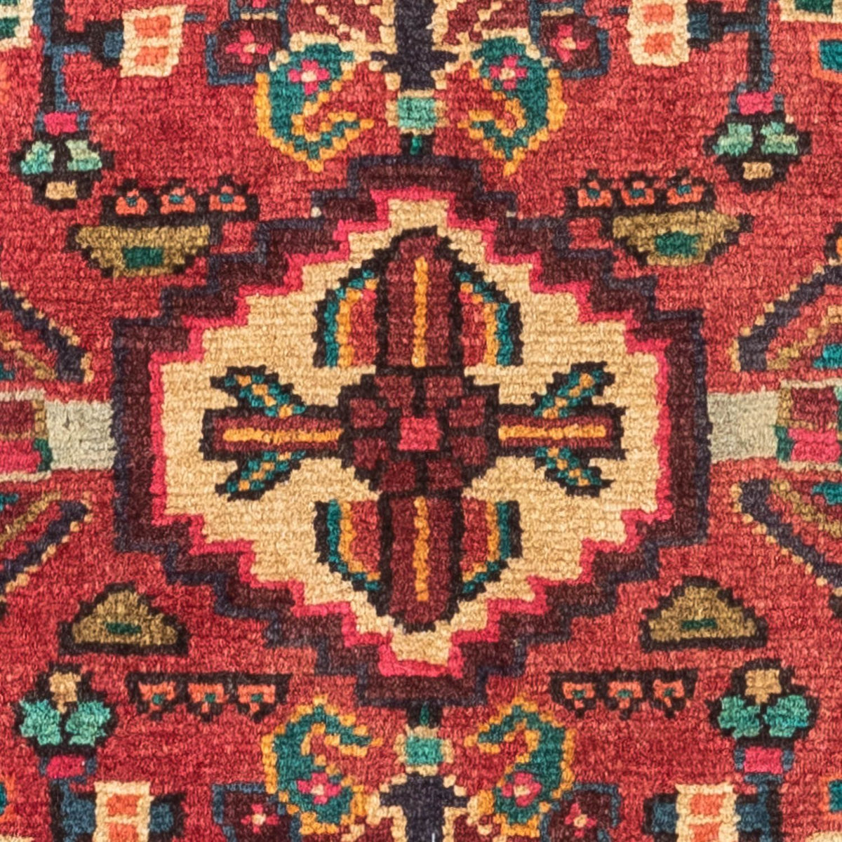 Perser Rug - Nomadic - 125 x 88 cm - red