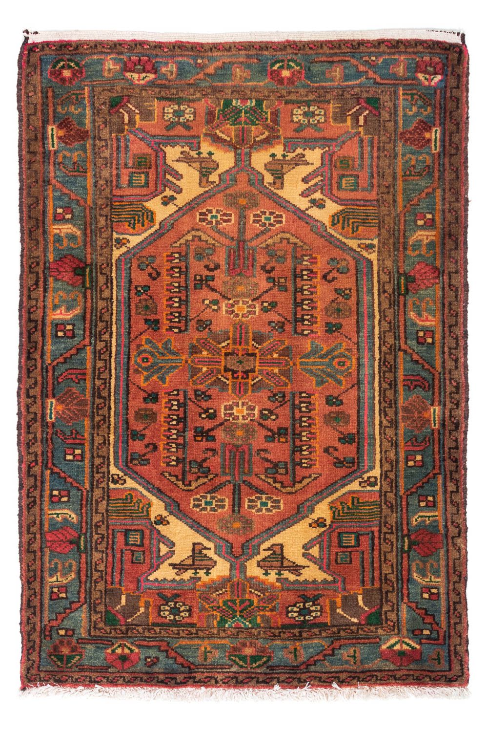Perser Rug - Nomadic - 125 x 85 cm - red