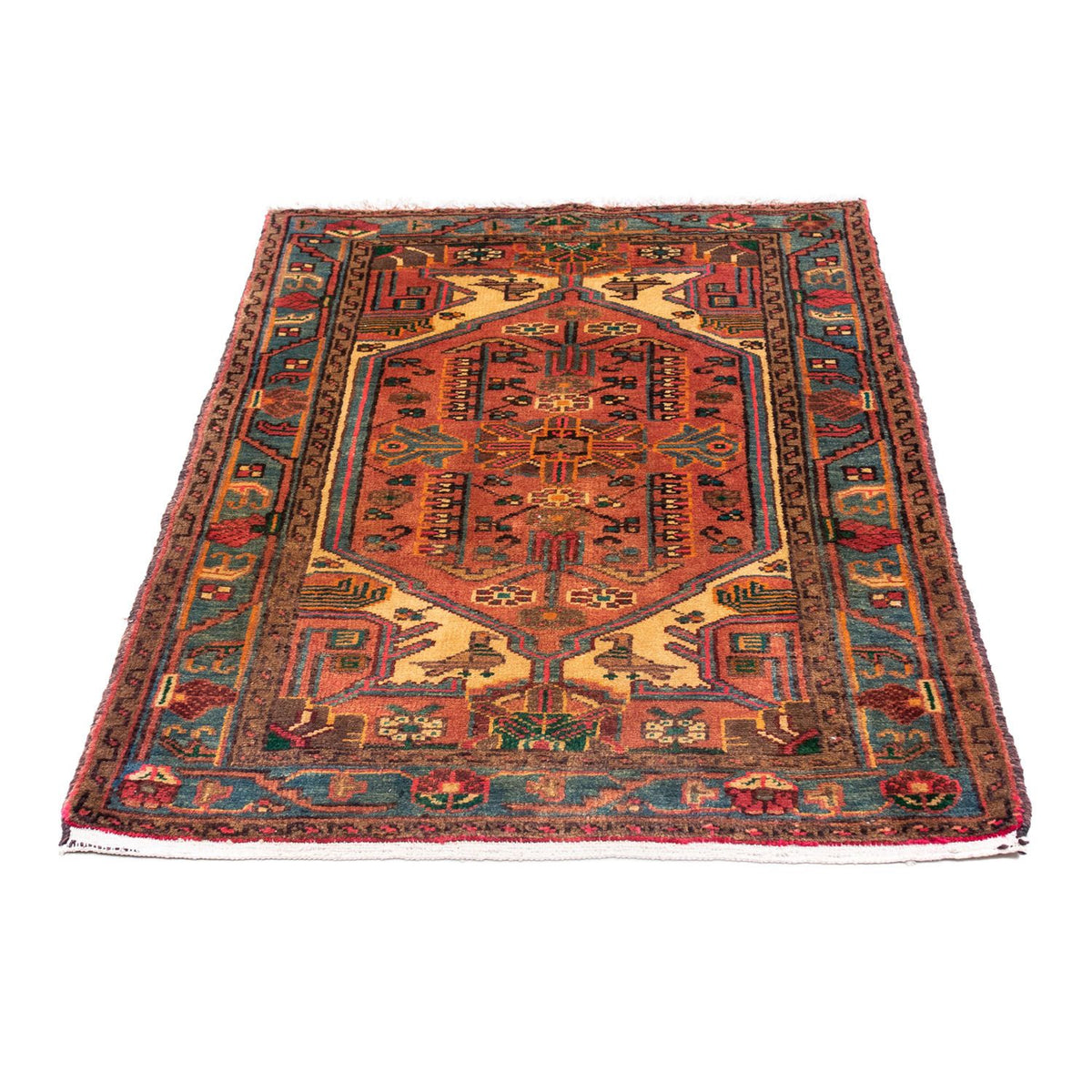 Perser Rug - Nomadic - 125 x 85 cm - red