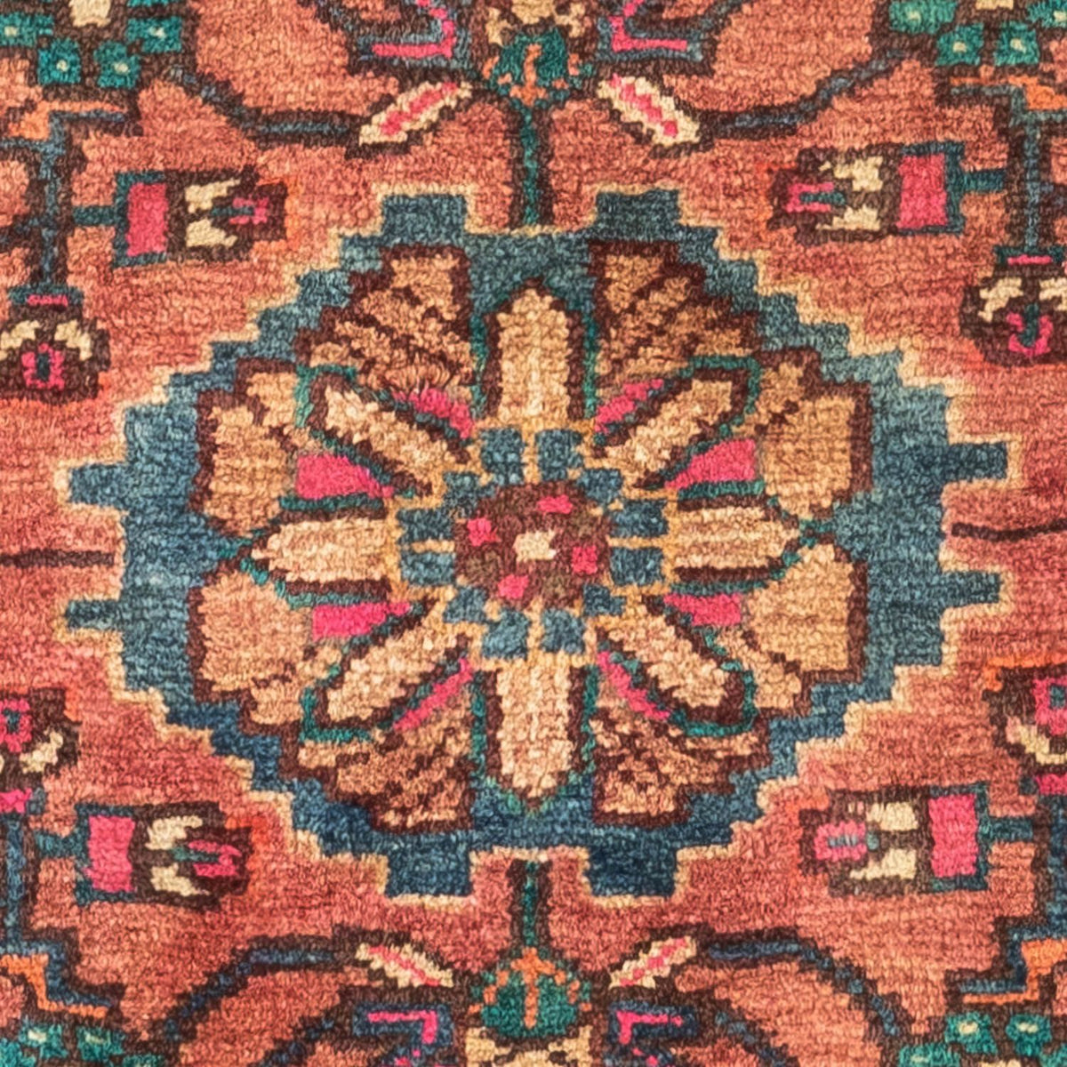 Perser Rug - Nomadic - 123 x 87 cm - light red