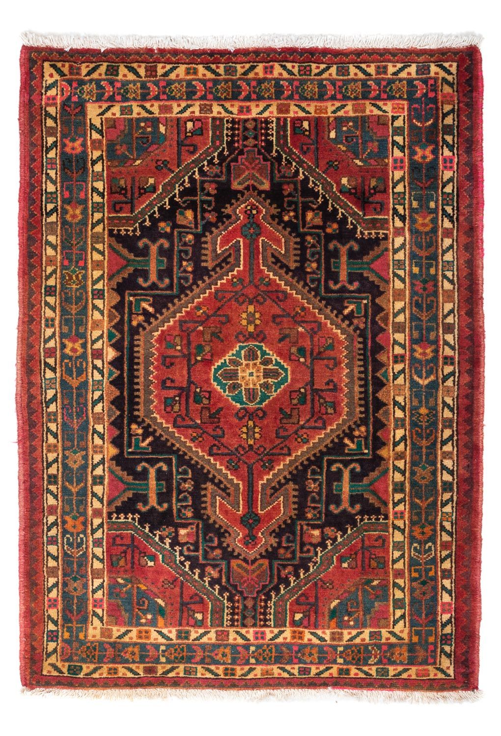 Perser Rug - Nomadic - 130 x 95 cm - red