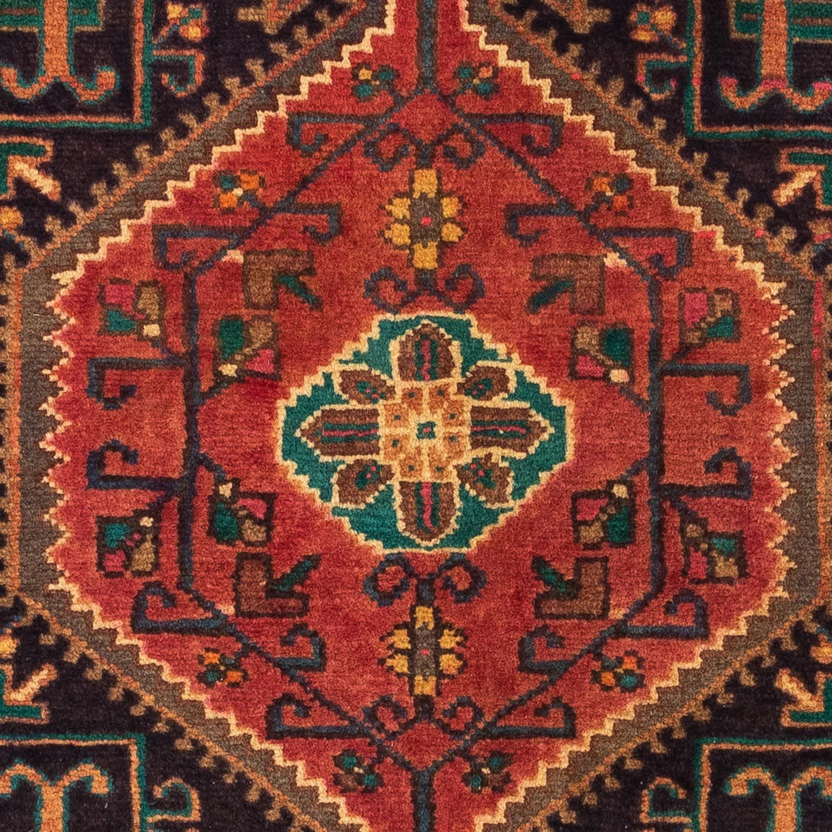 Perser Rug - Nomadic - 130 x 95 cm - red