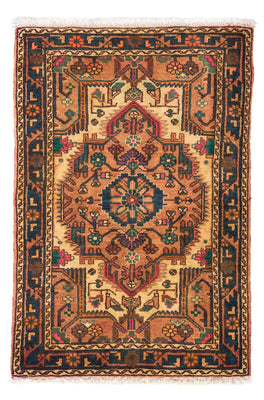 Perser Rug - Nomadic - 125 x 86 cm - light brown