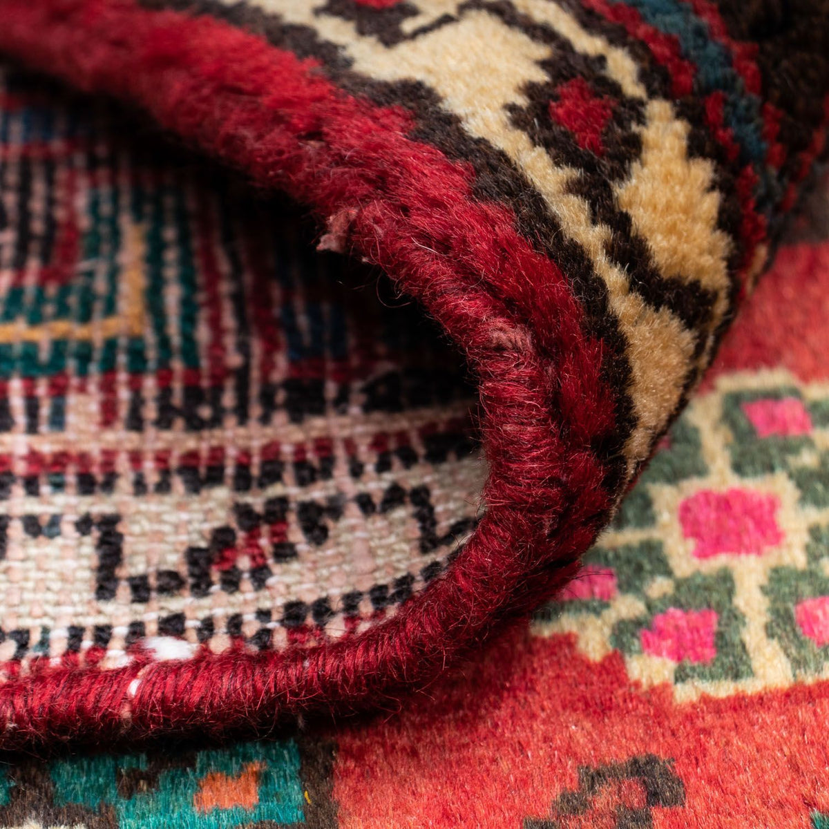 Perser Rug - Nomadic - 128 x 85 cm - red