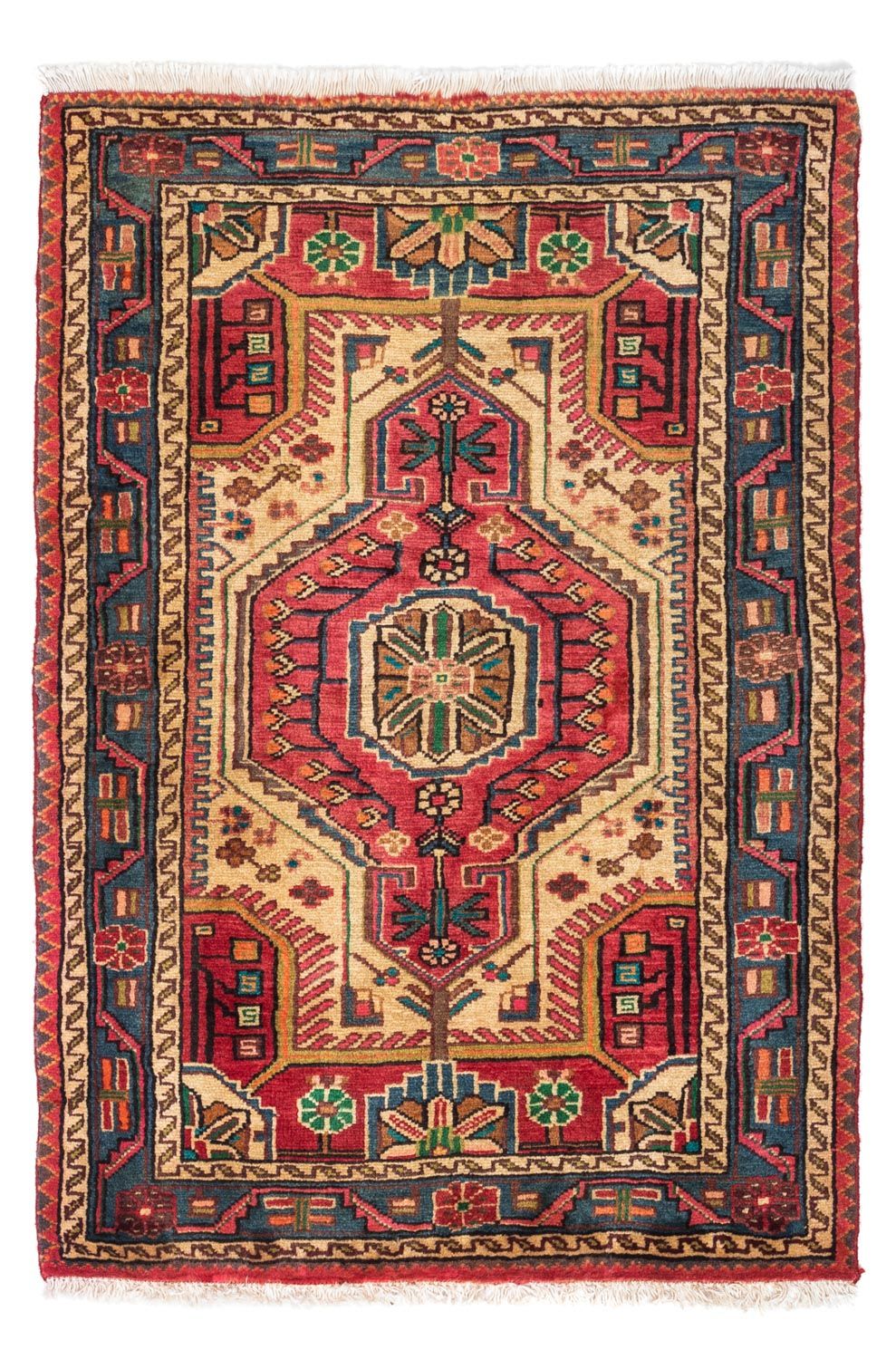 Perser Rug - Nomadic - 124 x 83 cm - red