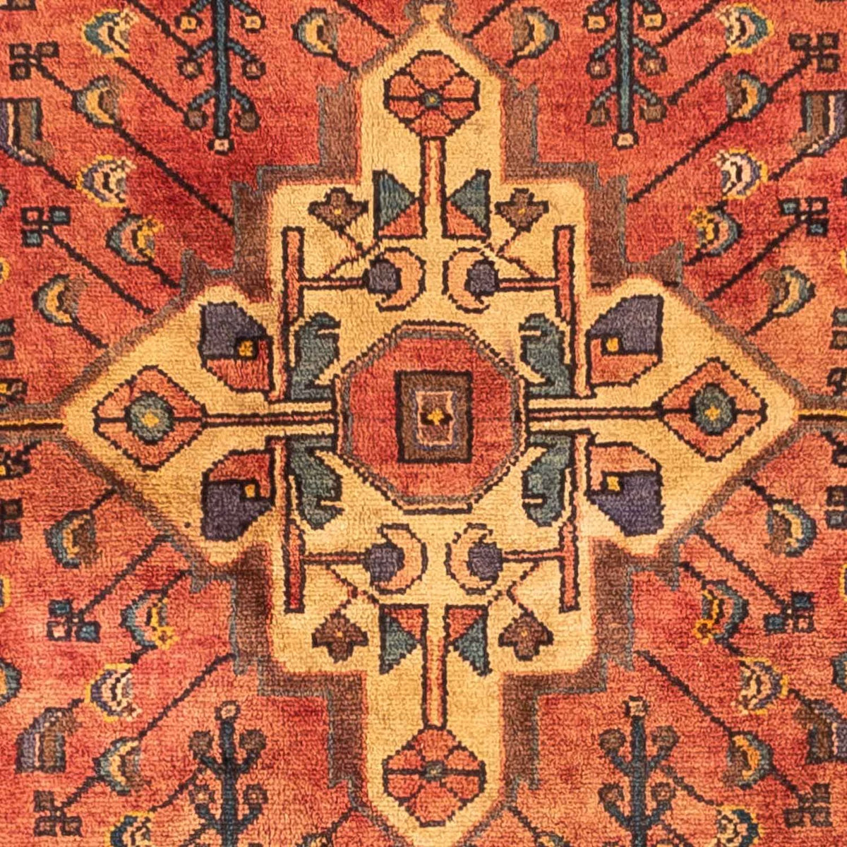 Perser Rug - Nomadic - 242 x 147 cm - light red