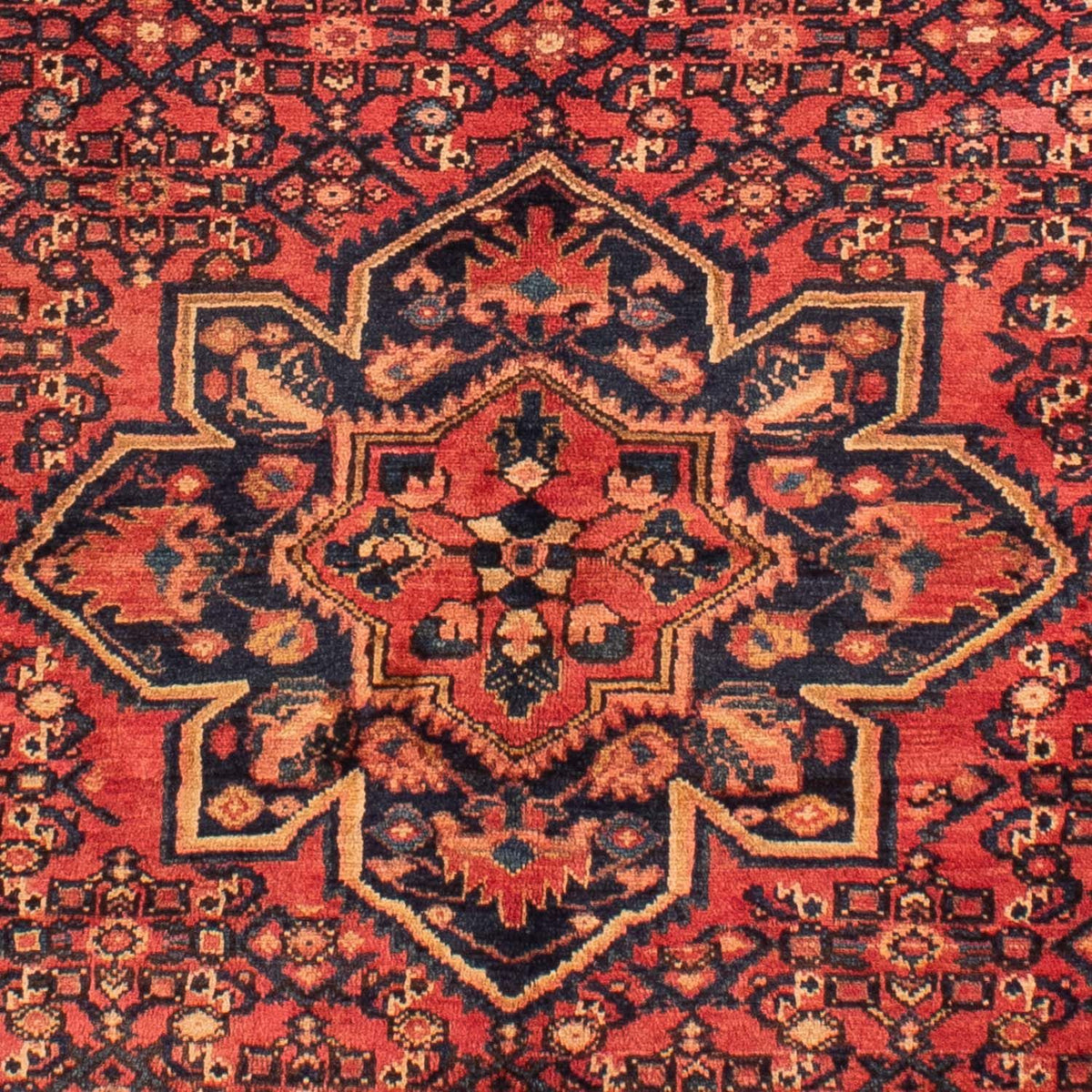 Perser Rug - Nomadic - 210 x 165 cm - dark red
