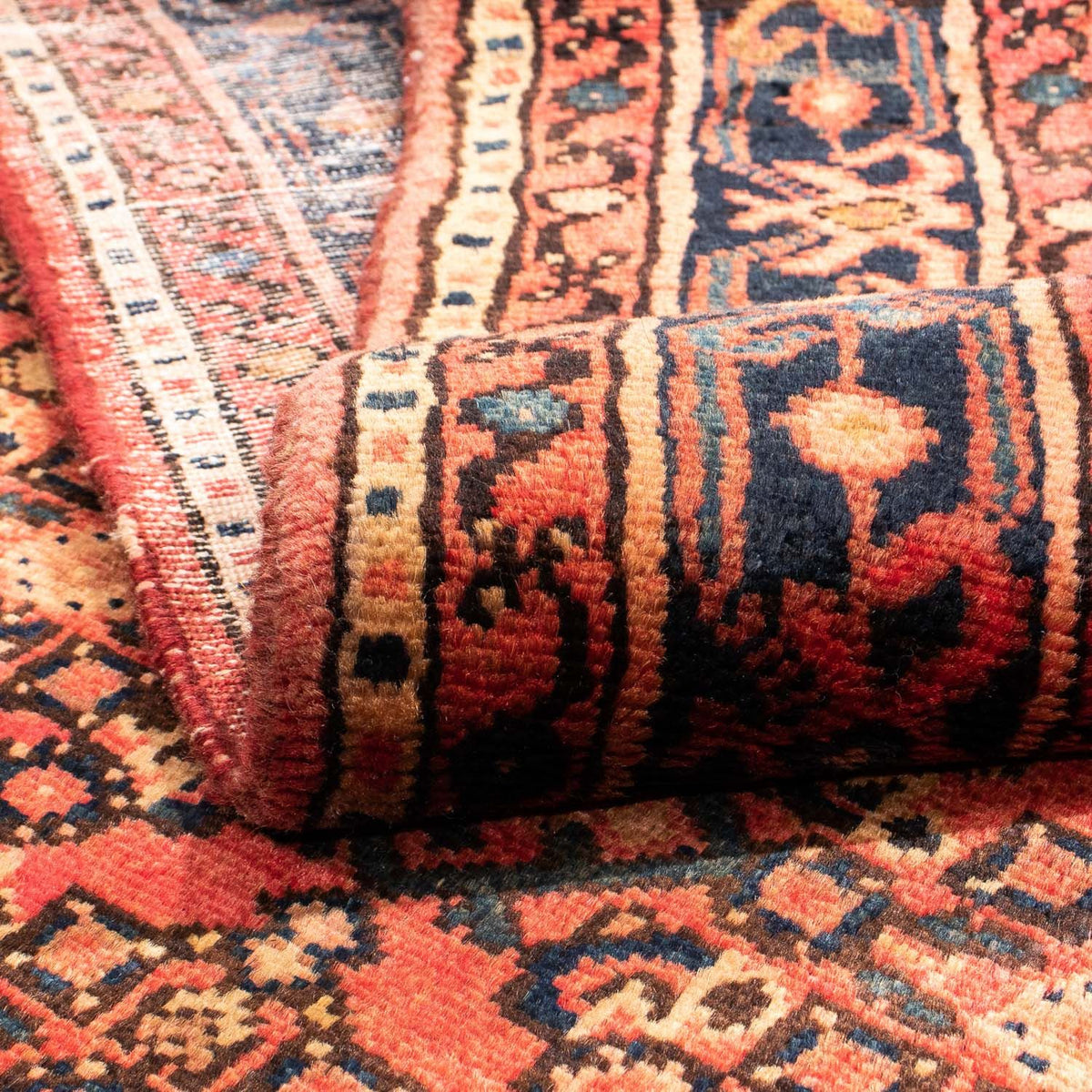 Perser Rug - Nomadic - 210 x 165 cm - dark red