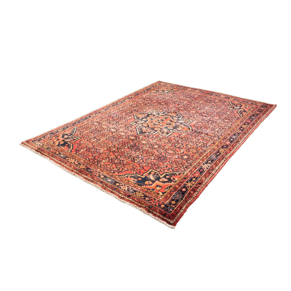 Perser Rug - Nomadic - 210 x 165 cm - dark red