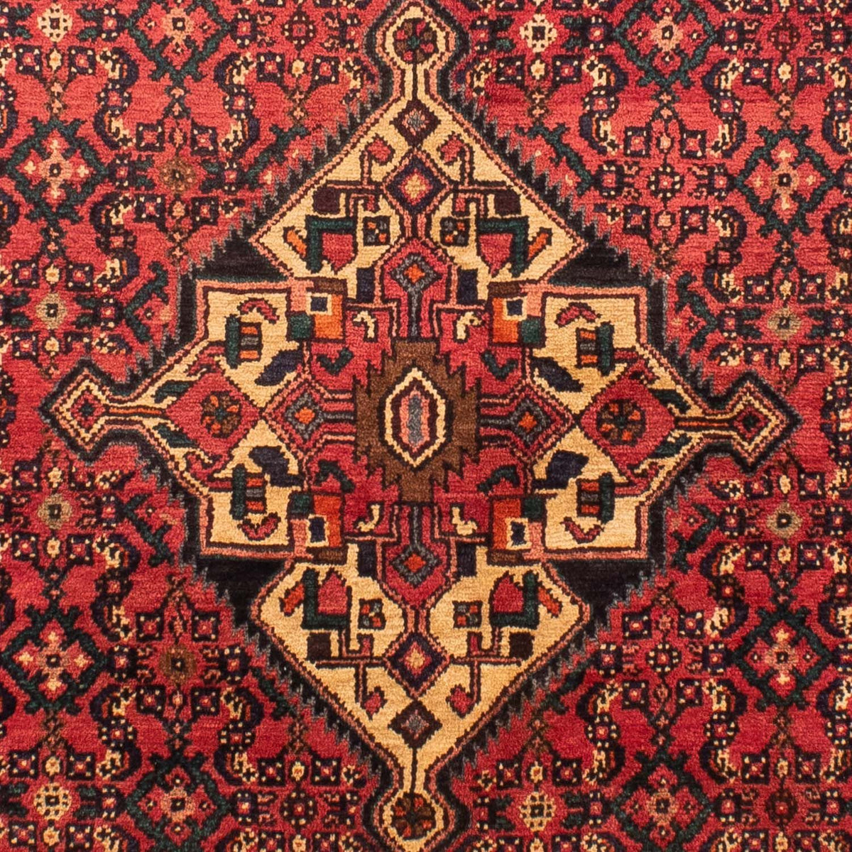 Perser Rug - Nomadic - 210 x 150 cm - red