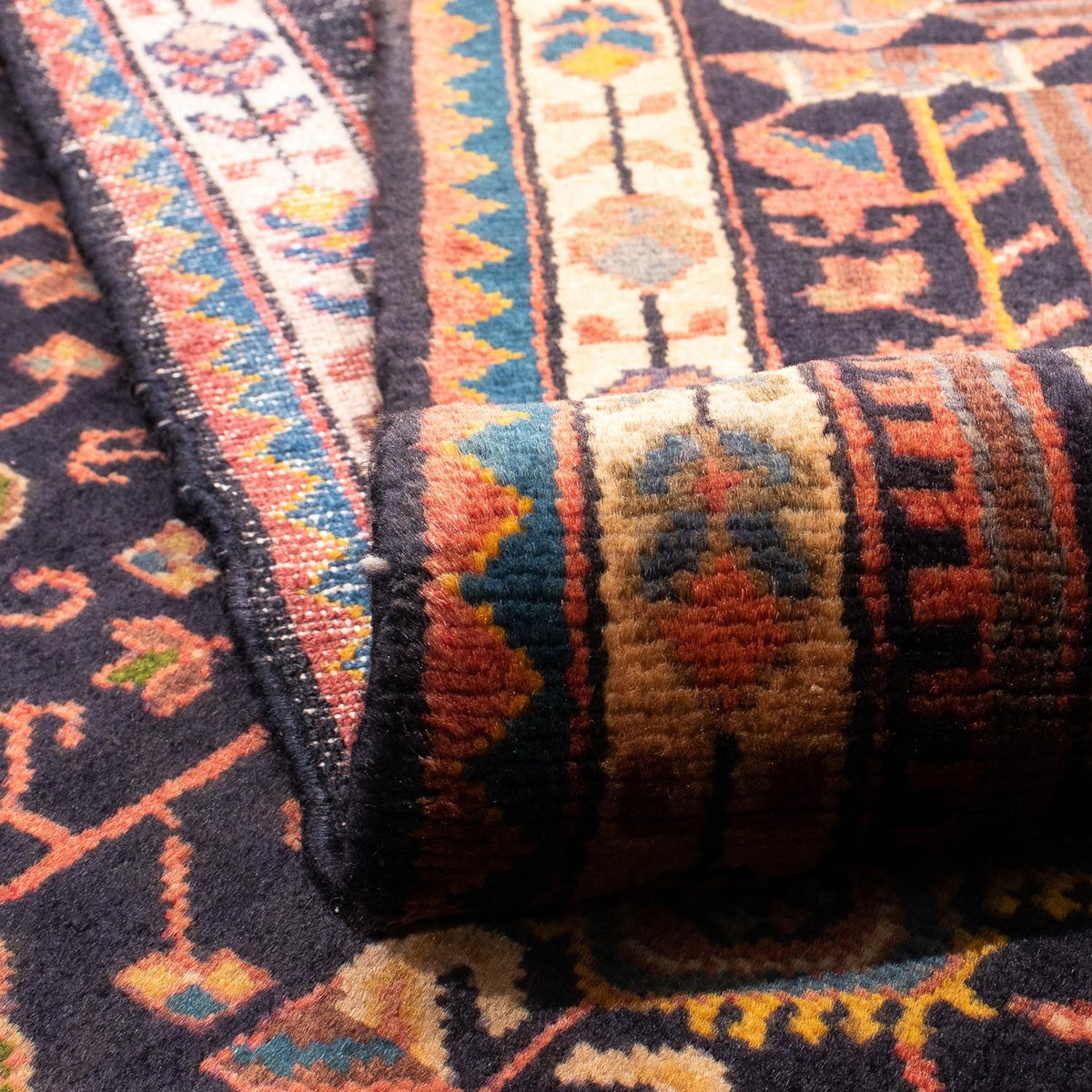 Perser Rug - Nomadic - 216 x 135 cm - dark blue