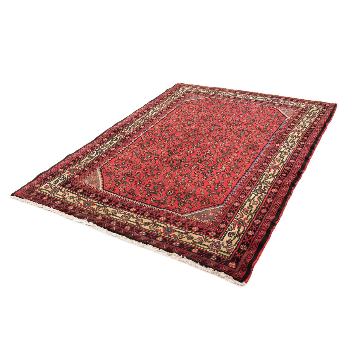 Perser Rug - Nomadic - 199 x 150 cm - dark red