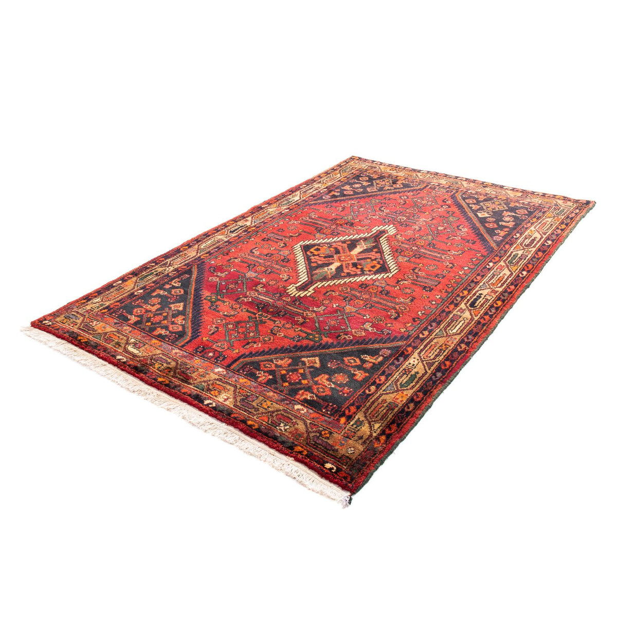 Perser Rug - Nomadic - 221 x 144 cm - dark red