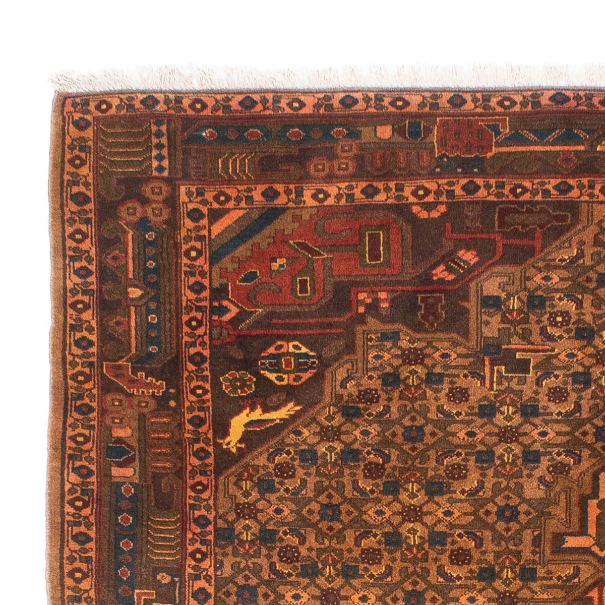 Perser Rug - Nomadic - 218 x 158 cm - brown