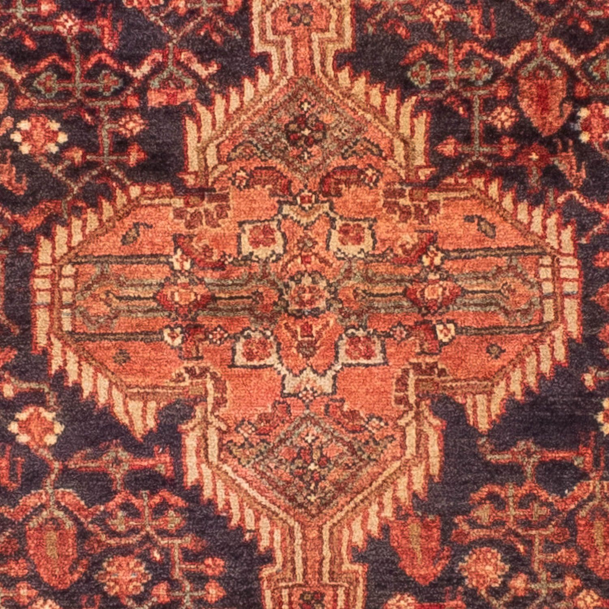 Perser Rug - Nomadic - 207 x 128 cm - brown