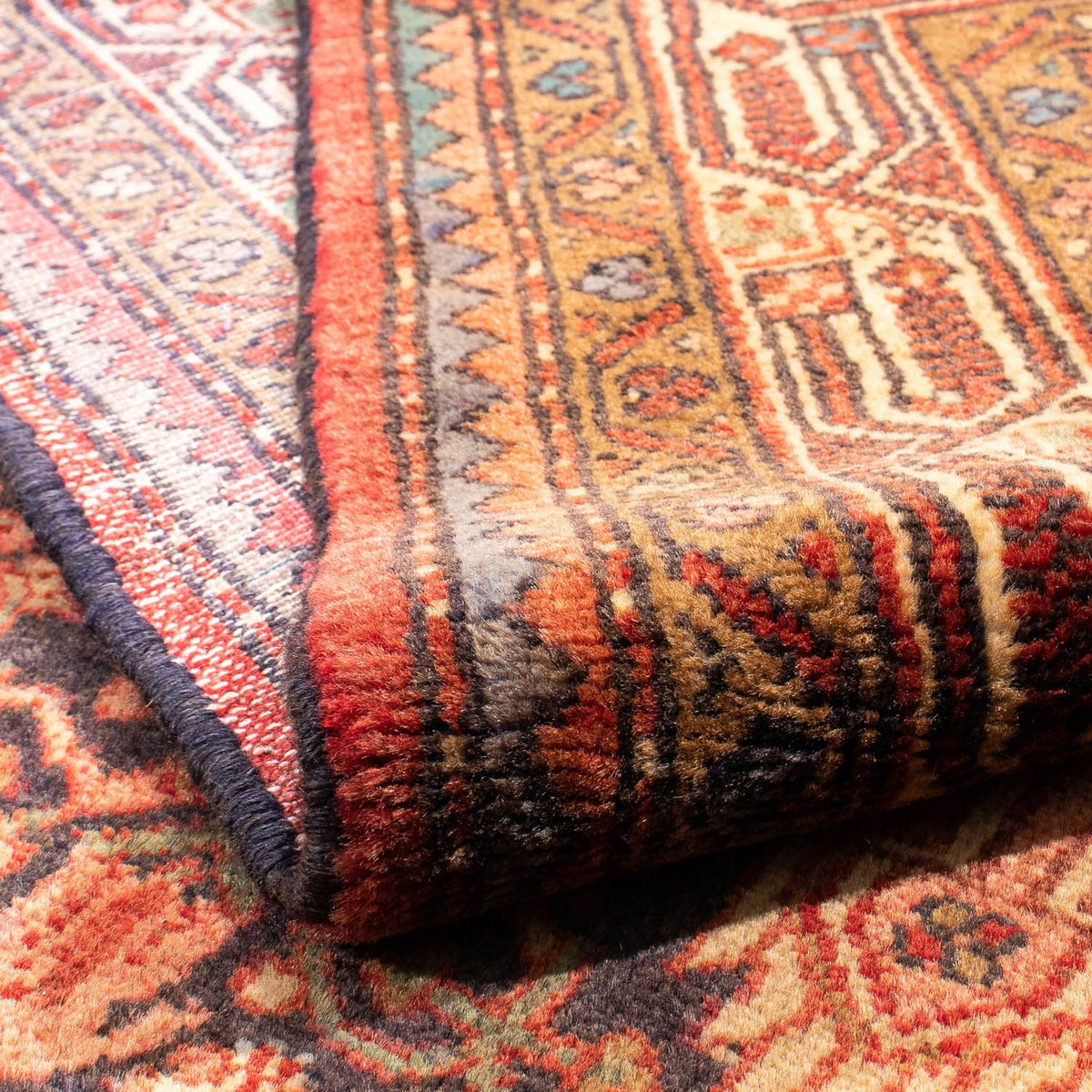 Perser Rug - Nomadic - 207 x 128 cm - brown