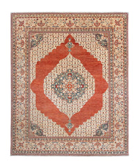 Kelim Rug - Splash - 303 x 249 cm - rust