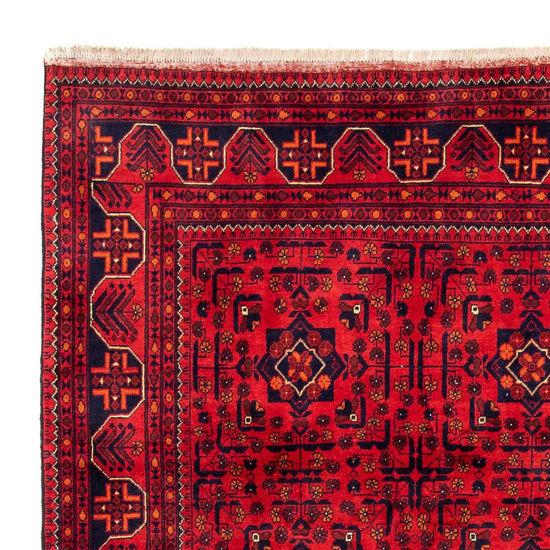 Afghan Rug - Kunduz - 301 x 205 cm - dark red