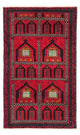 Belutsch Teppich 132x81cm - Orientteppich