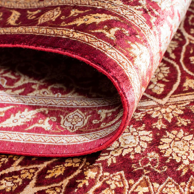 Perser Rug - Ghom - 151 x 100 cm - dark red