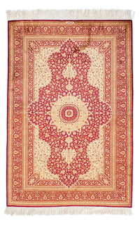 Perser Rug - Ghom - 150 x 98 cm - dark red