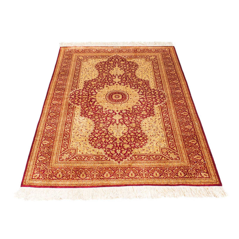 Perser Rug - Ghom - 150 x 98 cm - dark red