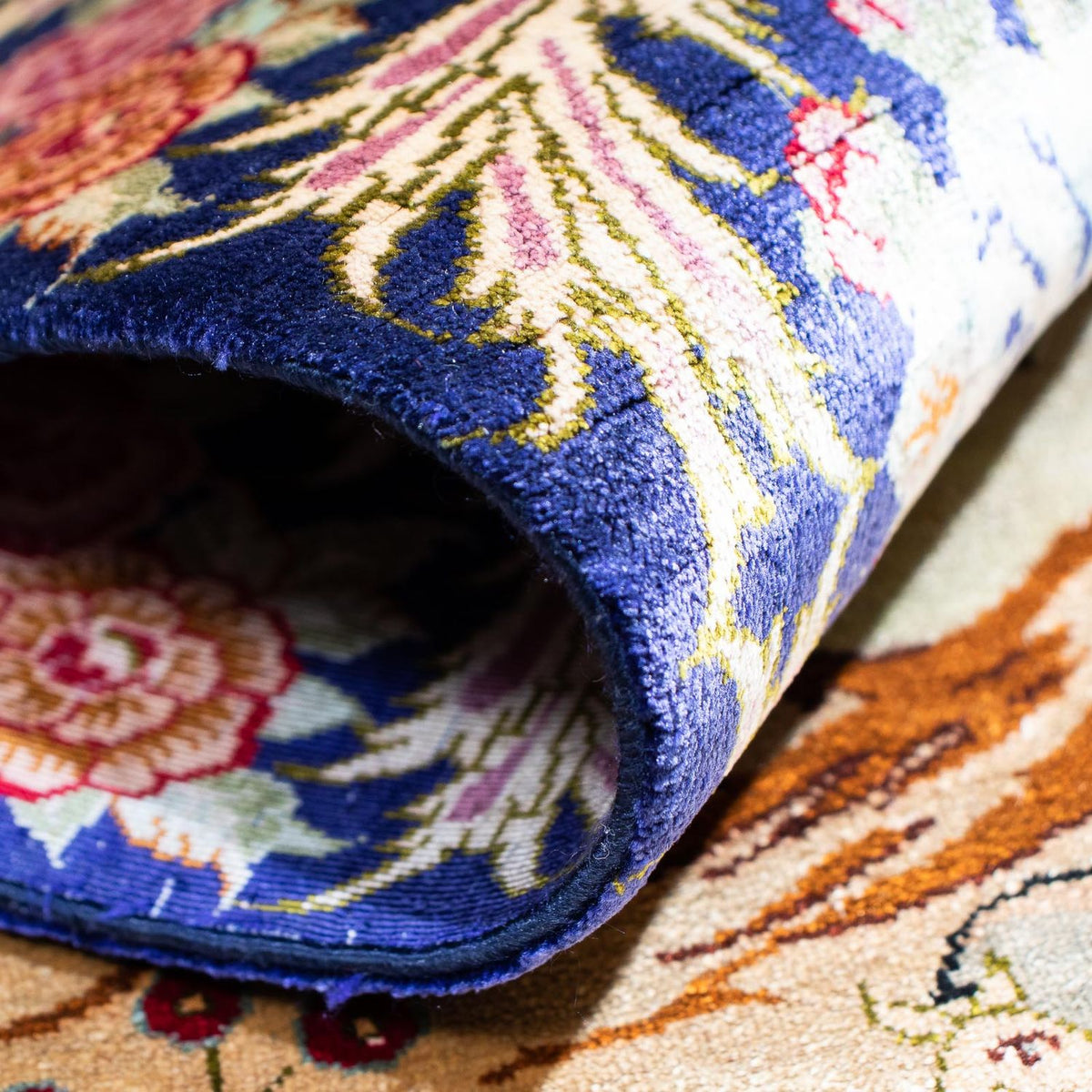 Perser Rug - Ghom - 147 x 100 cm - dark blue