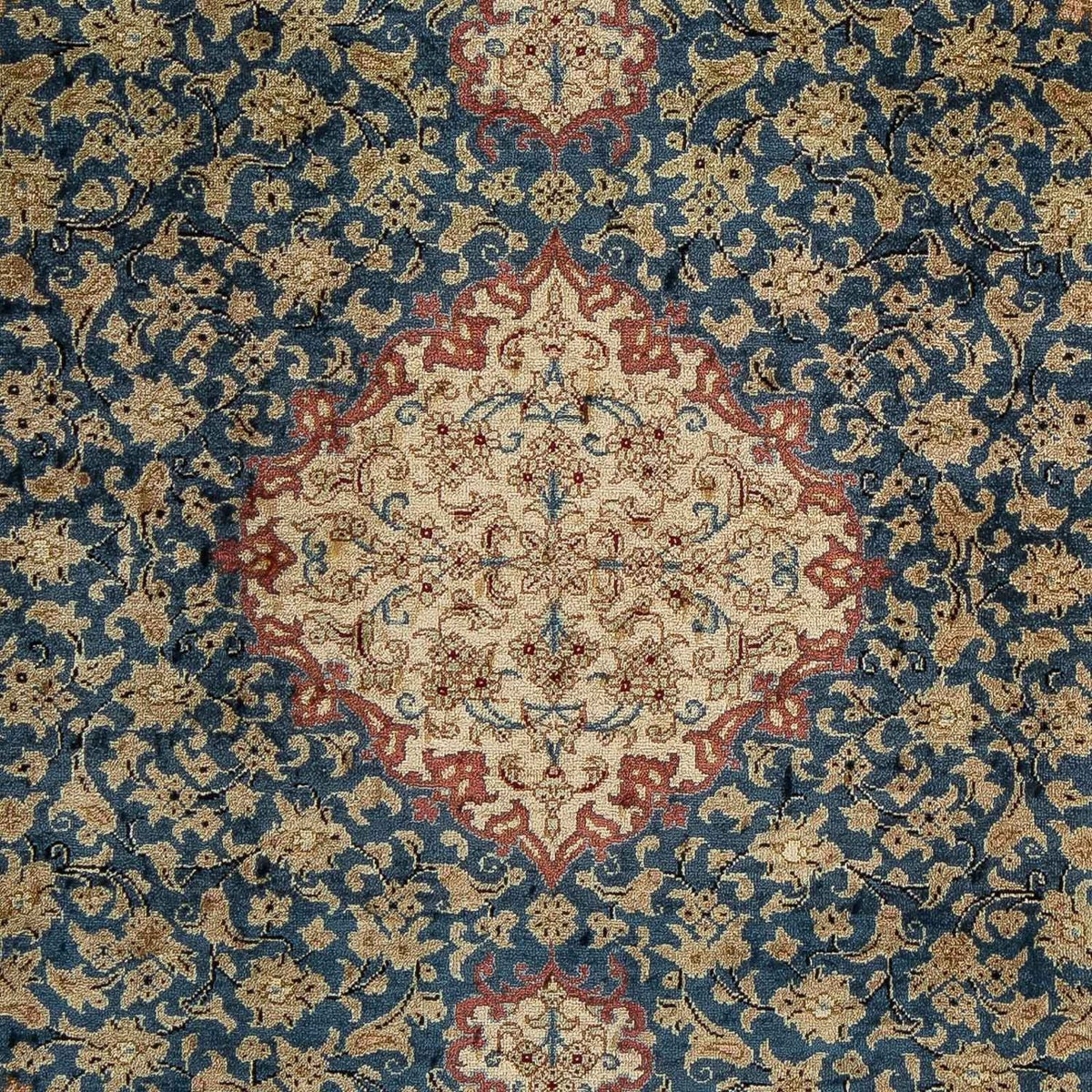 Perser Rug - Ghom - 83 x 58 cm - dark blue