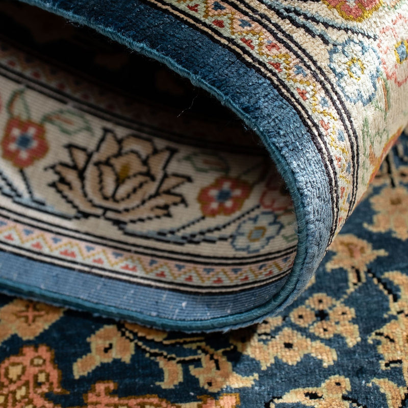 Perser Rug - Ghom - 83 x 58 cm - dark blue