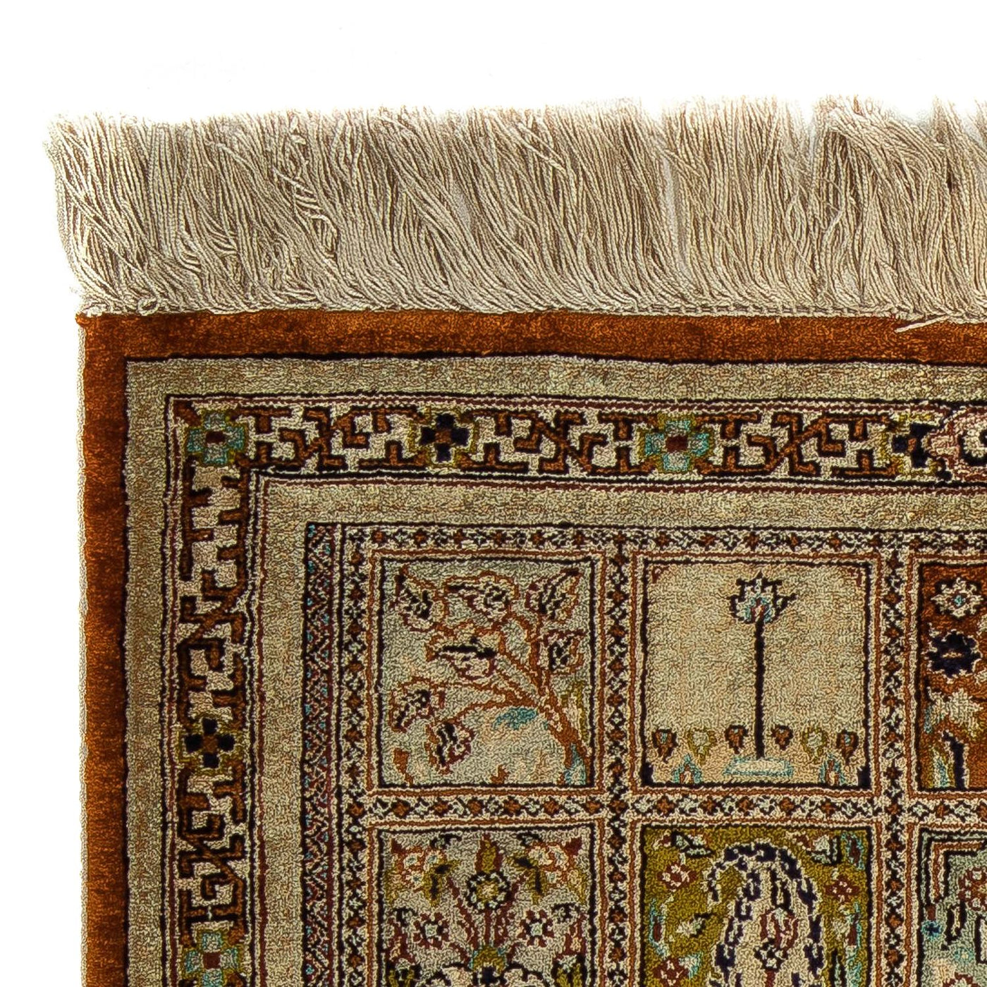 Qom Rug 65x53cm - Persian Rugs
