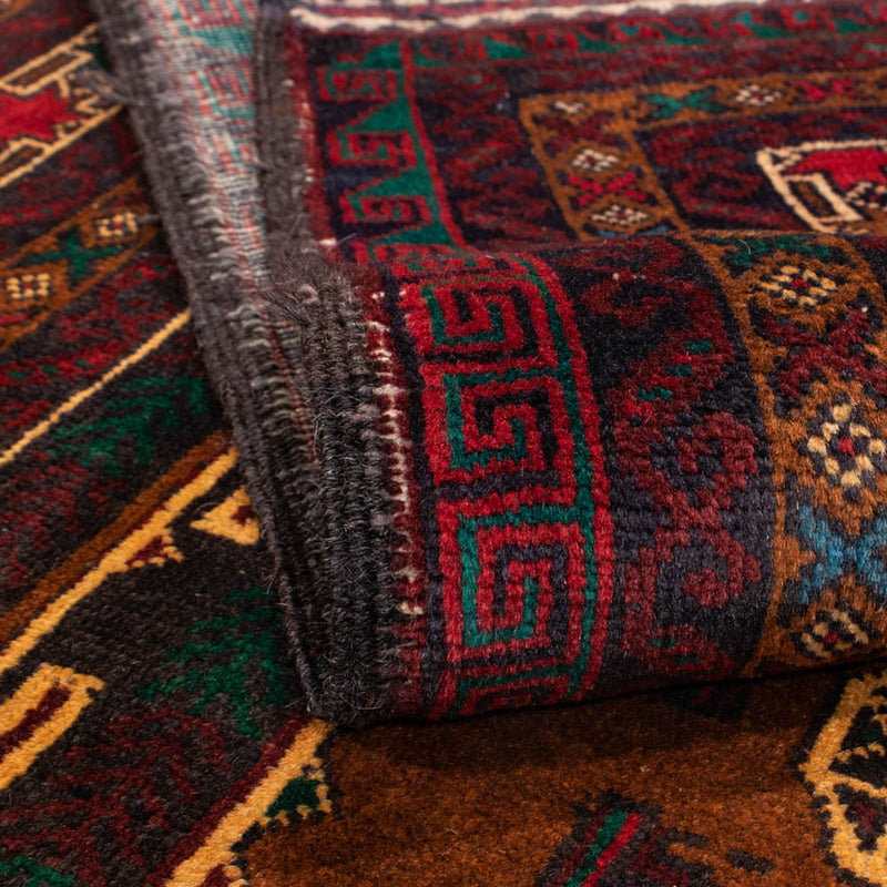 Runner Belutsch Rug - 209 x 111 cm - dark red