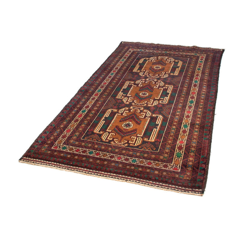 Runner Belutsch Rug - 209 x 111 cm - dark red