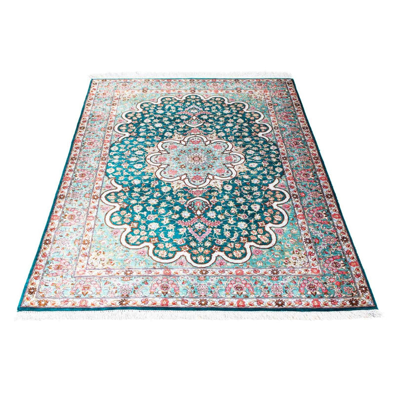 Perser Rug - Ghom - 152 x 100 cm - green