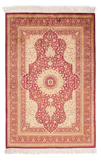 Perser Rug - Ghom - 143 x 95 cm - dark red