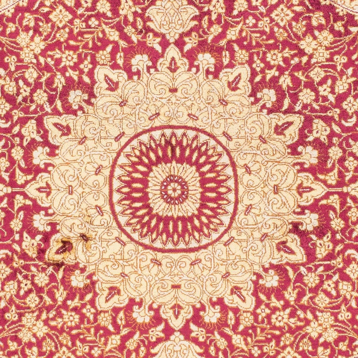 Perser Rug - Ghom - 143 x 95 cm - dark red