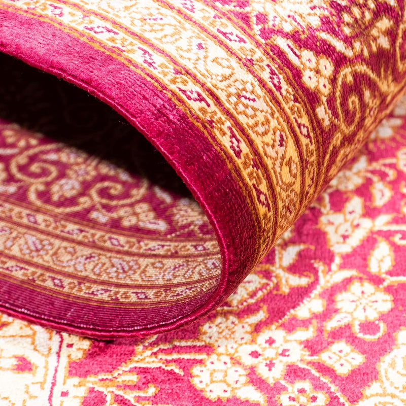 Perser Rug - Ghom - 143 x 95 cm - dark red