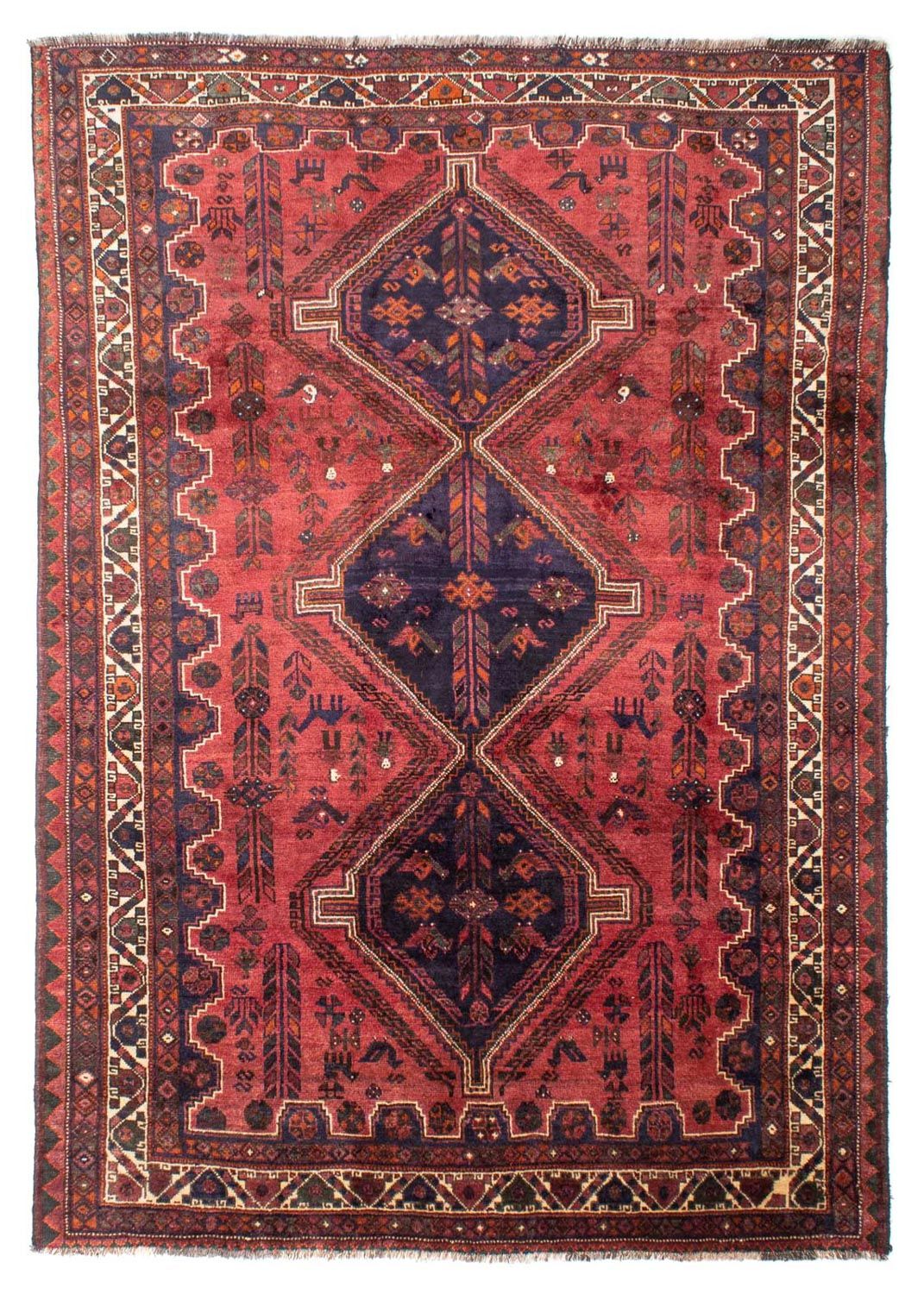 Perser Rug - Nomadic - 287 x 201 cm - red