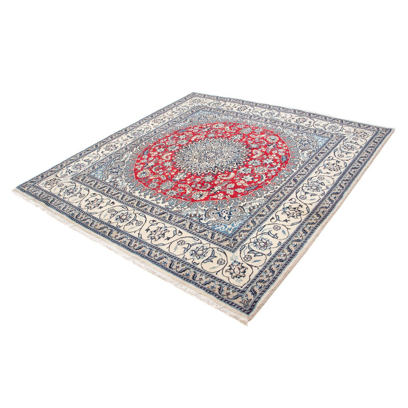 Perser Rug - Nain square  - 200 x 190 cm - dark red