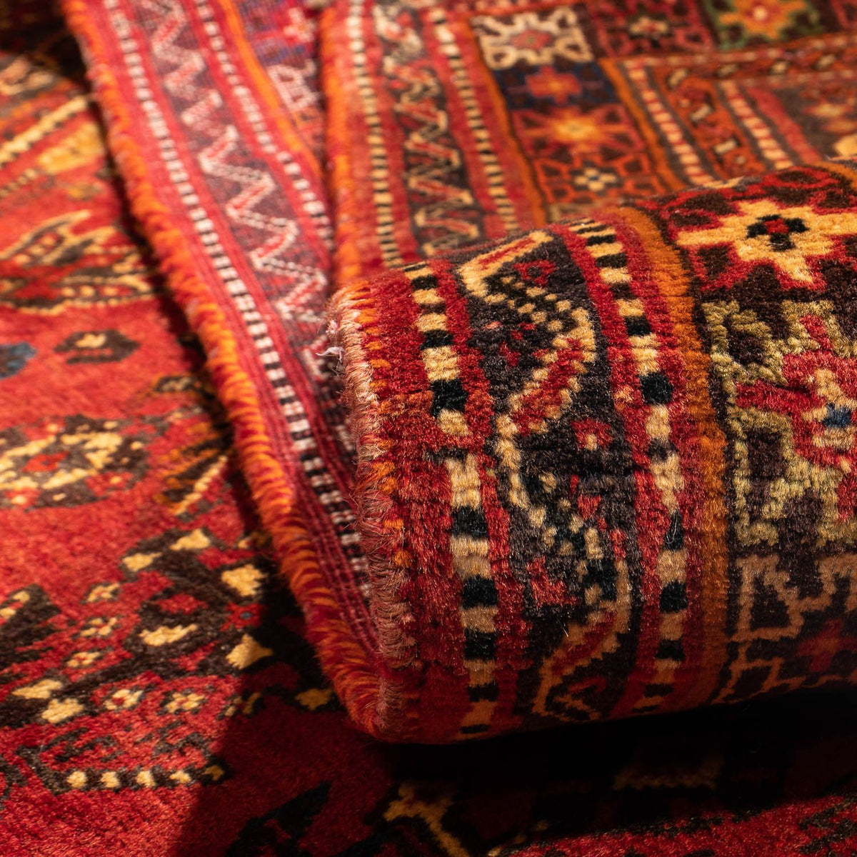 Perser Rug - Nomadic - 277 x 181 cm - dark red