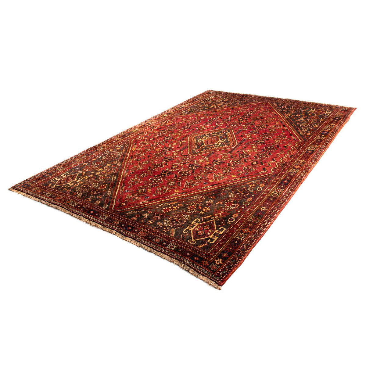 Perser Rug - Nomadic - 277 x 181 cm - dark red