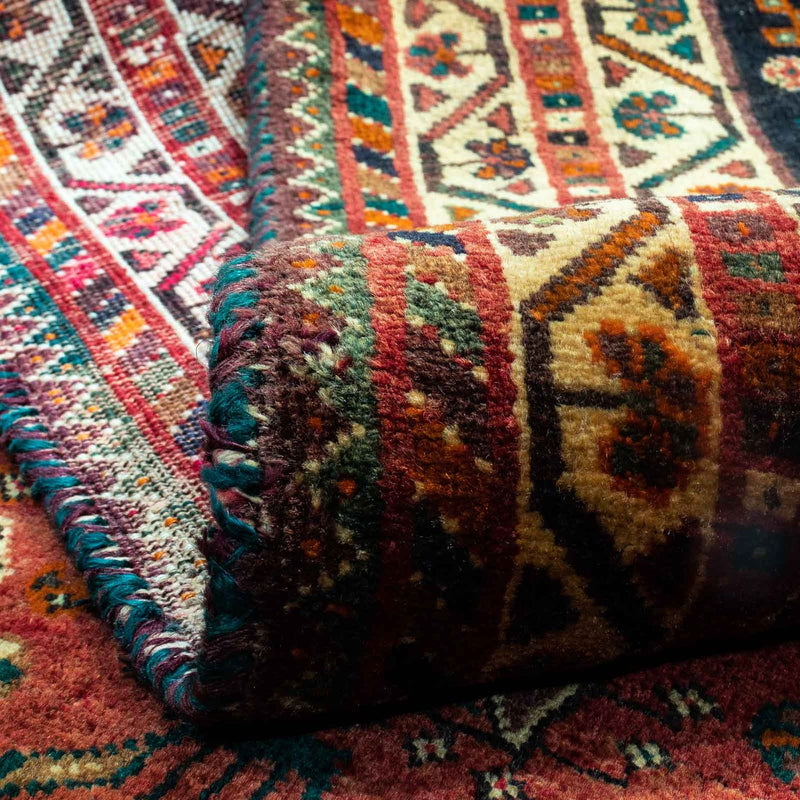 Perser Rug - Nomadic - 225 x 173 cm - dark red