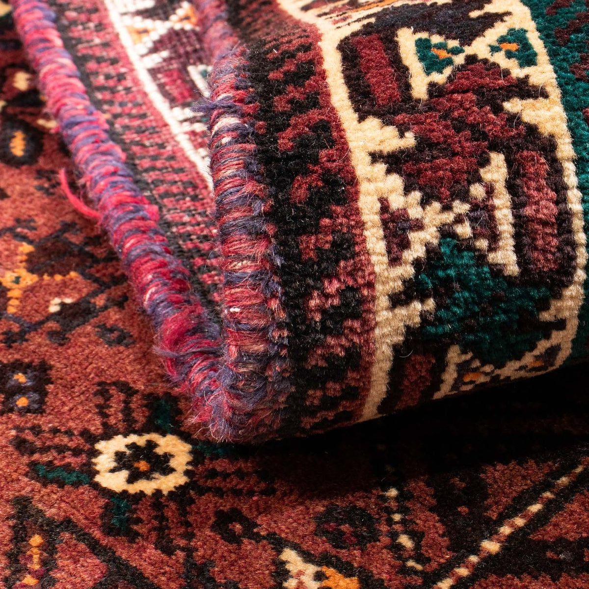 Perser Rug - Nomadic - 147 x 107 cm - dark brown